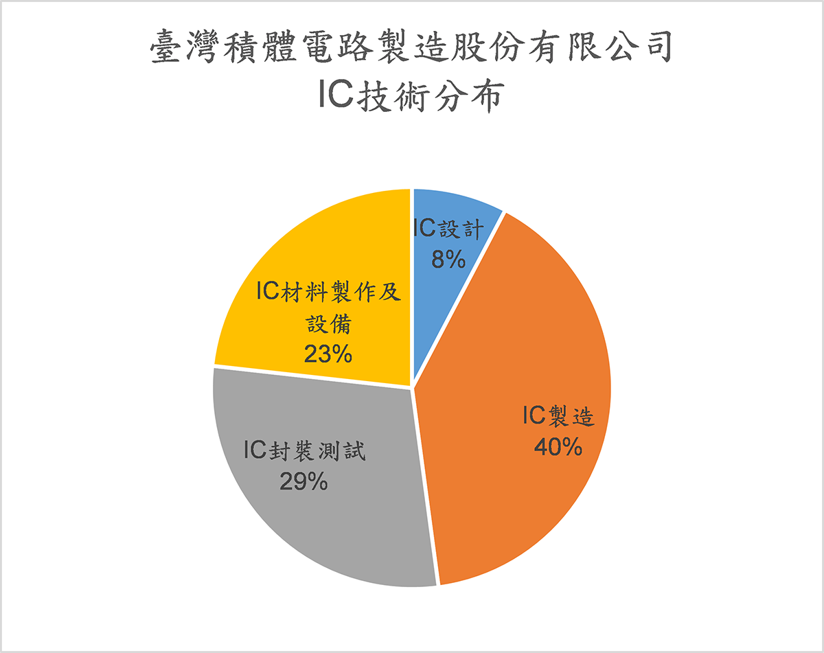 臺灣積體電路製造股份有限公司-IC技術分布