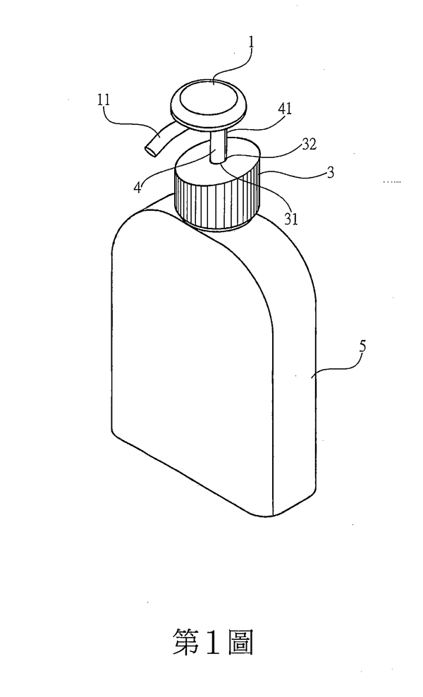 圖例1-按壓容器之釋出量調整結構